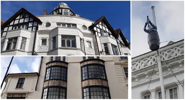 If you look up in Worthing town centre, you see some amazing architectural features and in many cases, it's a reminder of what was there before