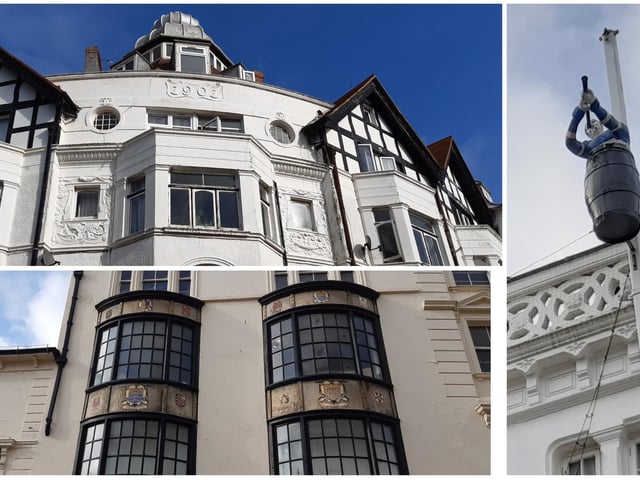 If you look up in Worthing town centre, you see some amazing architectural features and in many cases, it's a reminder of what was there before