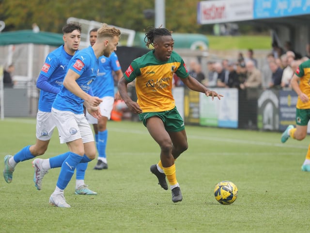 Action from Horsham's entertaining Isthmian Premier stalemate with Billericay Town