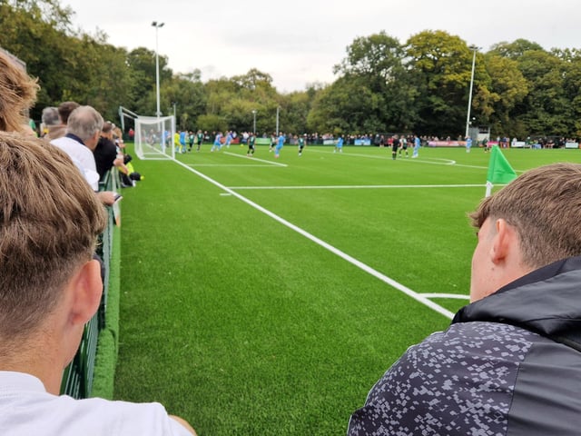 Burgess Hill Town FC played their first game back at Leylands Park after laying of new 3G and installation of other facilities around ground.SR2509201 Pic Steve Robards/Nationalworld