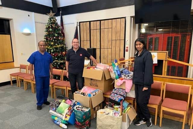 Crawley school girl collects 373 presents for Horsham Salvation Army Toy Appeal