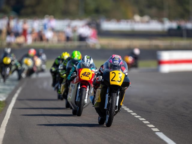 Glamour and high-octane racing at this year's Goodwood Revival.