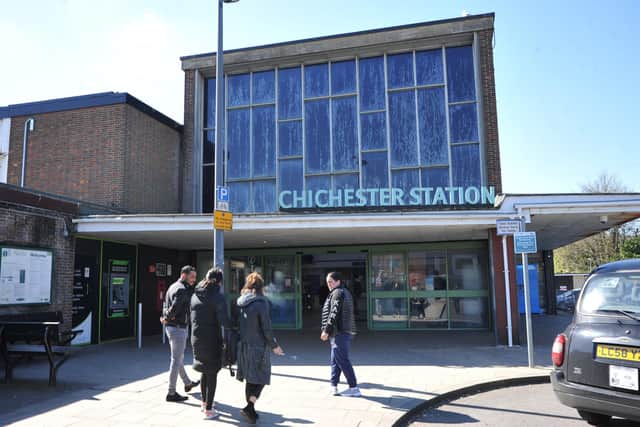 Chichester railway station. Photograph: Steve Robards/ SR2304064 (8)