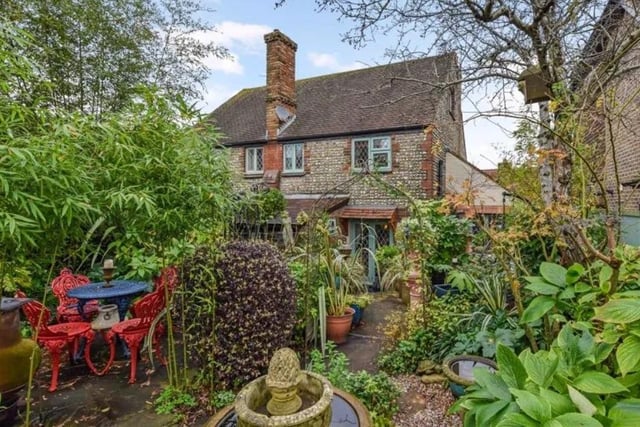 Grade II Listed semi-detached cottage believed to date from C18th.