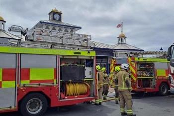 Eastbourne Pier has been evacuated after a fire service incident.
