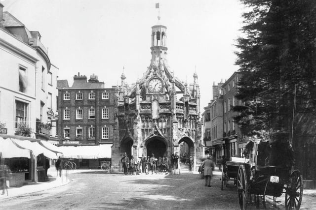 The Market Cross, Chichester taking around 1890.