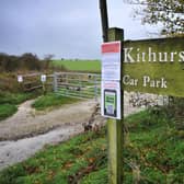 People are upset at the proposed closure of the Kithurst Hill car park, Storrington, which many people use to access walking routes across the South Downs (Photo: Steve Robards - SR2211071)