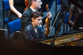 Mariamna Sherling in the 2022 Hastings International Piano Concerto Competition