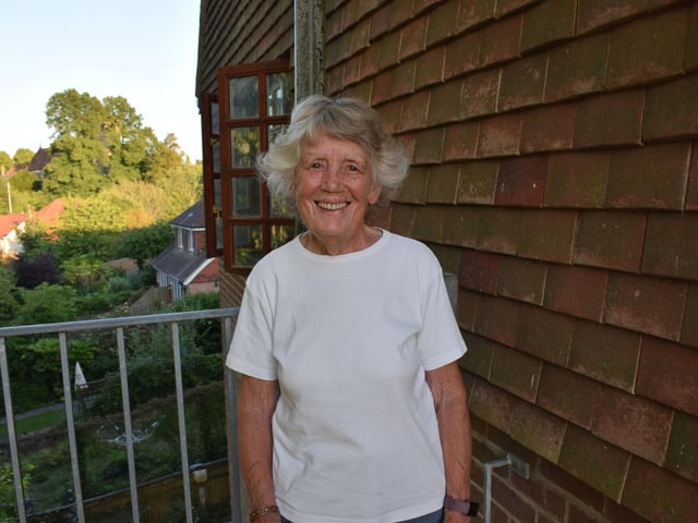 June Simpson spoke about her own experience with solar panels