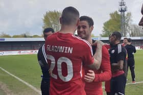 Ben Gladwin and Dion Conroy after the game