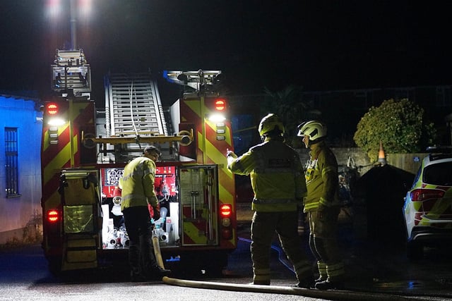 Emergency services called to late night car fire in Eastbourne