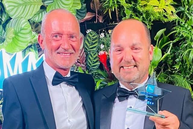 An East Sussex retailer which has shops in Bexhill, Hailsham and Eastbourne has celebrated after winning its second national award this year.