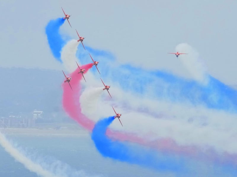Red Arrows Eastbourne Airshow 2024