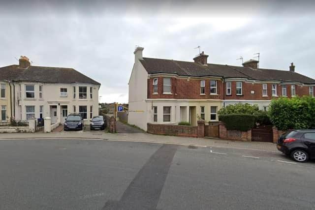 Adur’s planning committee has given the green light for the construction of four one-bedroom and three two-bedroom houses on the council’s little-used South Street car park. Photo: Google Street View