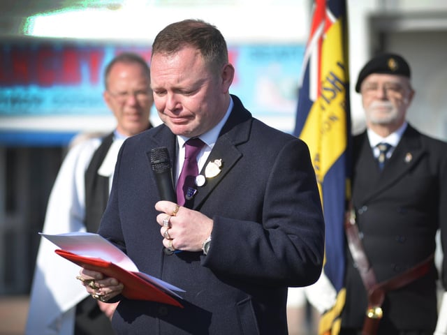 National Covid Day of Reflection in Bexhill on March 9 2025.