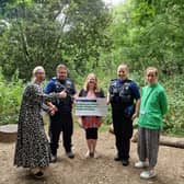 Officers from the Eastbourne Neighbourhood Policing Team presented 'Roselands and Stafford Parents, Teachers & Friends Association' a cheque last week for £500 made up from funds obtained via the Police Property Act Fund (PPAF). Picture: Eastbourne Police