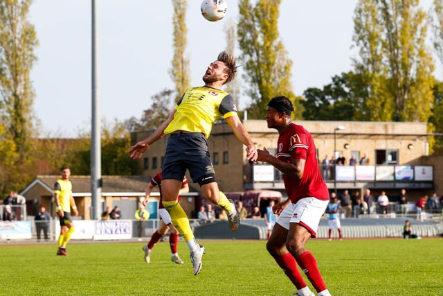 Action from Eastbourne Borough's National League South defeat at Chelmsford