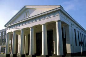 The Grade II* listed Corn Exchange during its stint as a McDonald's restaurant