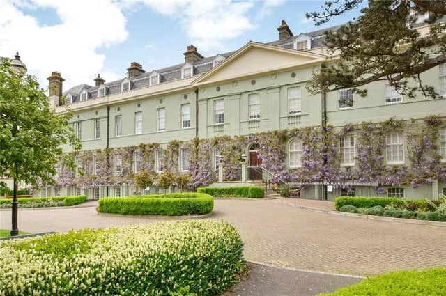 The property is situated in a gorgeous Georgian-era mansion.
