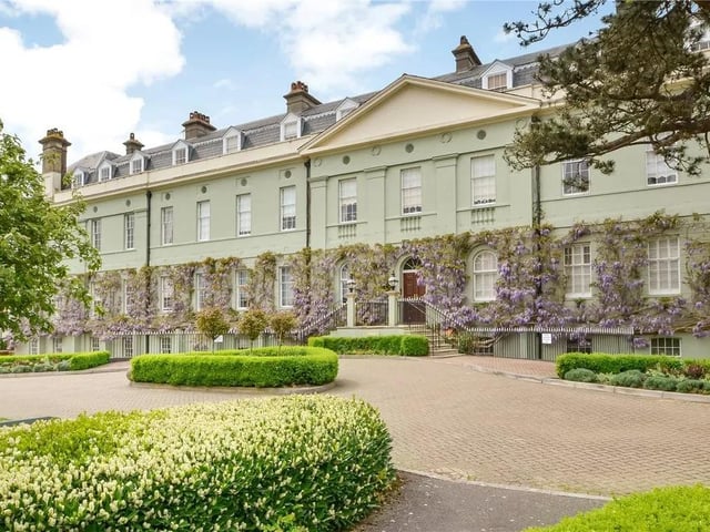 The property is situated in a gorgeous Georgian-era mansion.