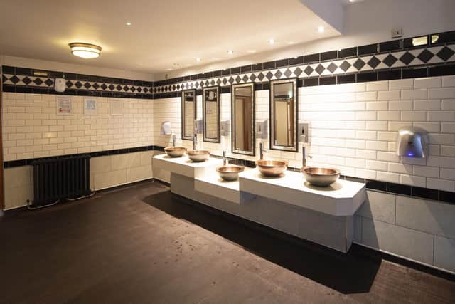 The Picture Playhouse toilets. Picture: Hugh Ardoin
