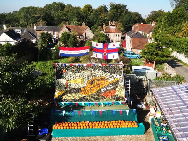 Pumpkins from the air in 2015
