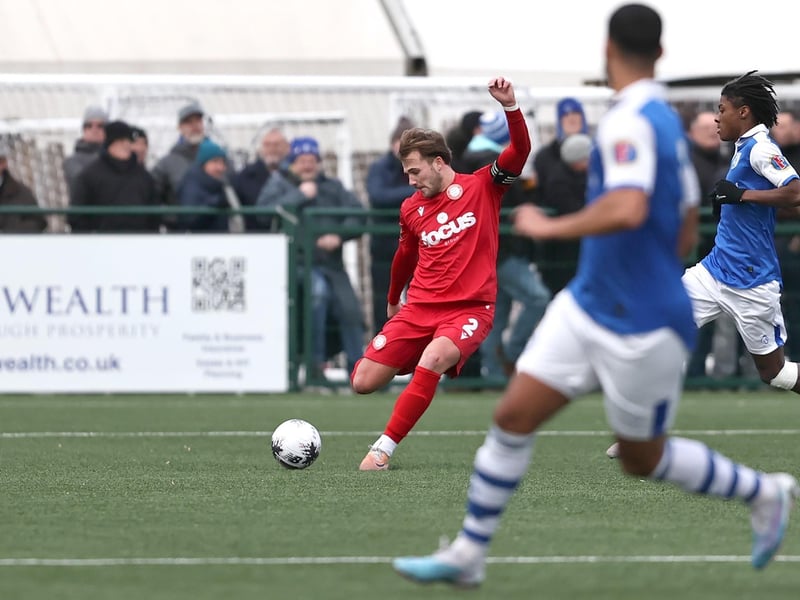 Worthing in action away to Tonbridge Angels in National League South