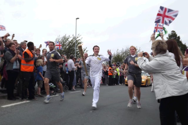 When the Olympic torch came to Eastbourne