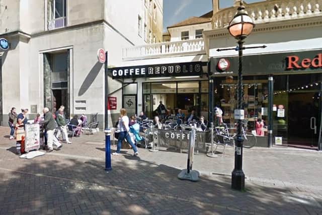 Coffee Republic in Terminus Road, Eastbourne. Picture from Google Maps
