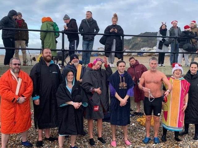Hastings RNLI December Dip