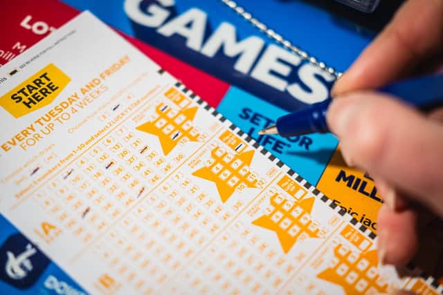A lucky man from Sussex has scooped up £10,000 a month for a year on the National Lottery’s Set For Life game. Picture by Dylan Nolte