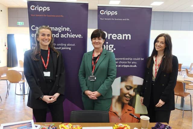 Students met with a range of employers, training providers and colleges 