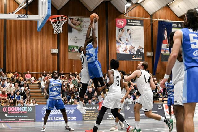 Thunder find the basket against Barking Abbey | Picture: Gary Robinson