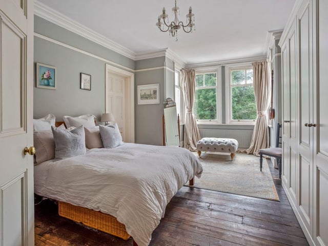 One of five beautiful bedrooms.