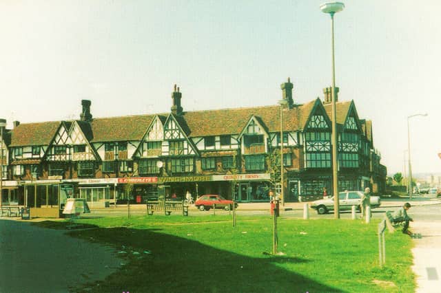 The shops in Goring Road, at the top of Wallace Avenue, were constructed just before the Second World War