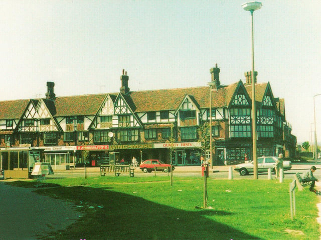 The shops in Goring Road, at the top of Wallace Avenue, were constructed just before the Second World War