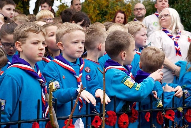 Young and old alike took part in Billingshurst's Remembrance Ceremony