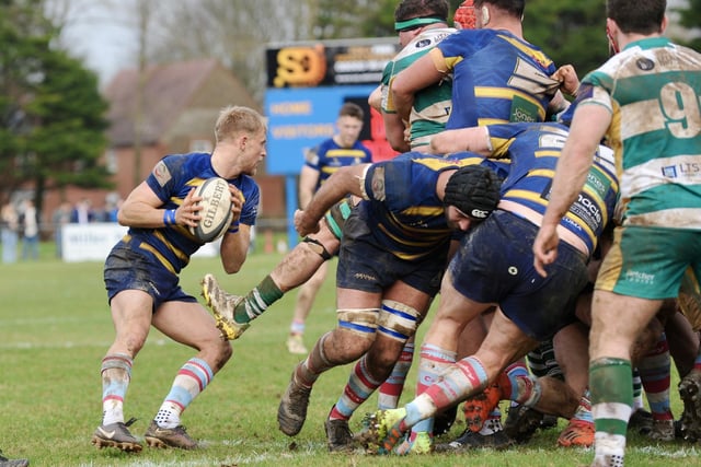 Action from Worthing Raiders' win over Guernsey at Roundstone Lane