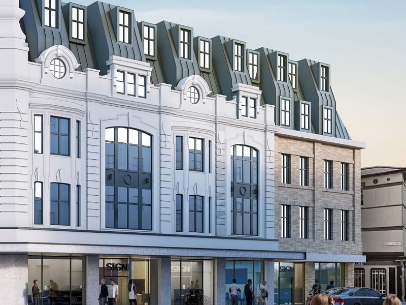 An artist's impression of the development