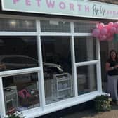 Owners Cathy Whitby (left) and Georgie Gaines outside the new Petworth Pop-up in High Street. Picture contributed.