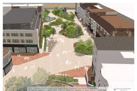 A ‘lively social space’ has been promised as part of ‘final plans’ for Worthing’s Montague Place. Photo: Worthing Borough Council