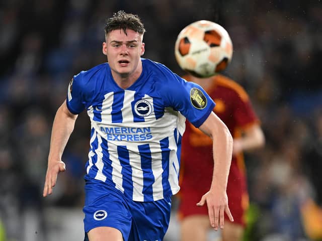 Brighton starlet Evan Ferguson said his season has ended ‘earlier than I would’ve wanted’ after persistent injury problems. (Photo by Mike Hewitt/Getty Images)