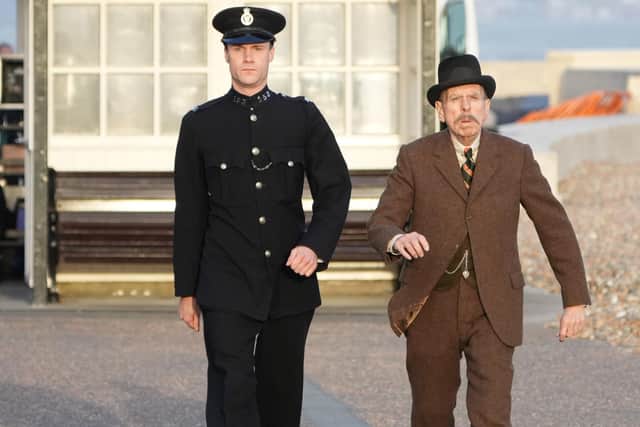 Big screen royalty Timothy Spall was spotted on Worthing promenade. Photo: Eddie Mitchell