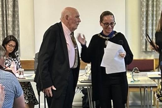 Haywards Heath Town Council's first-ever Community Awards took place on on Monday, April 29. Roy Randall