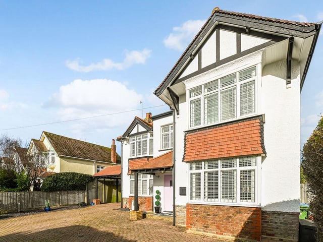 The property is nestled in a desirable coastal estate.