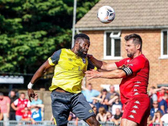 Action from Worthing v Eastbourne Borough