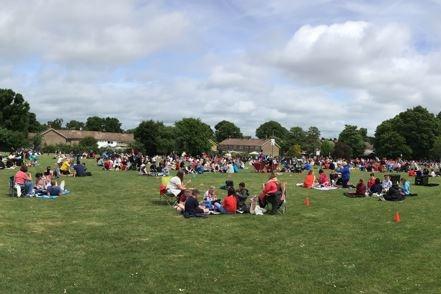 The picnic at Gossops Green Primary
