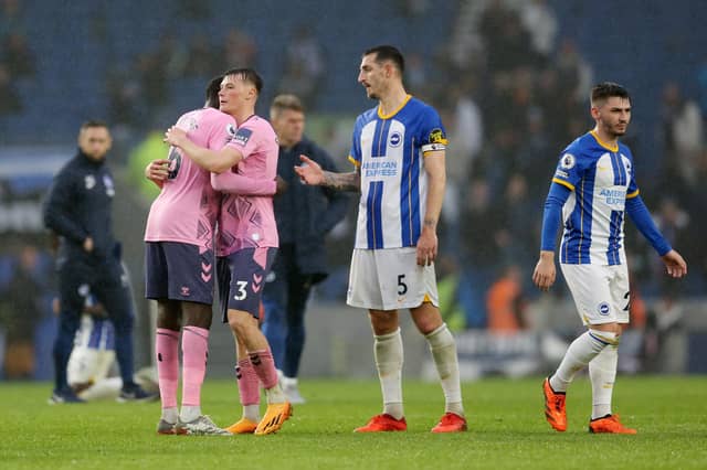 Everton outclassed Brighton for large periods as they ran out 5-1 winners at the Amex (Photo by Steve Bardens/Getty Images)