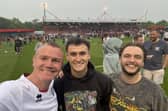 Me, my son Ryan and his mate Callum