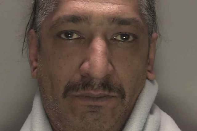 Sussex Police are searching for 51-year-old Sohil Mushtaq, who is wanted for failing to appear at court. Picture courtesy of Sussex Police